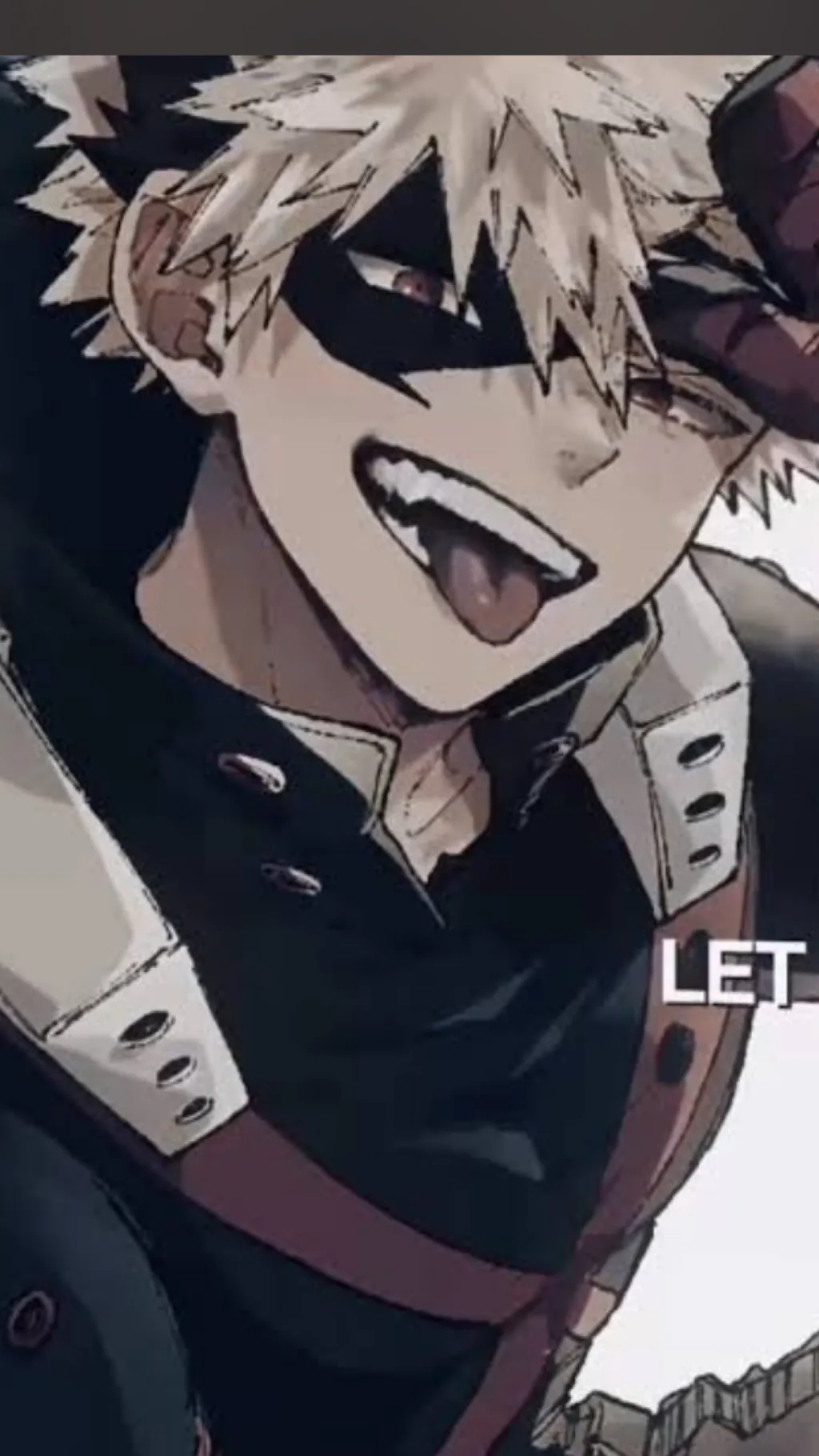 ai character: Katsuki Bakugo  background