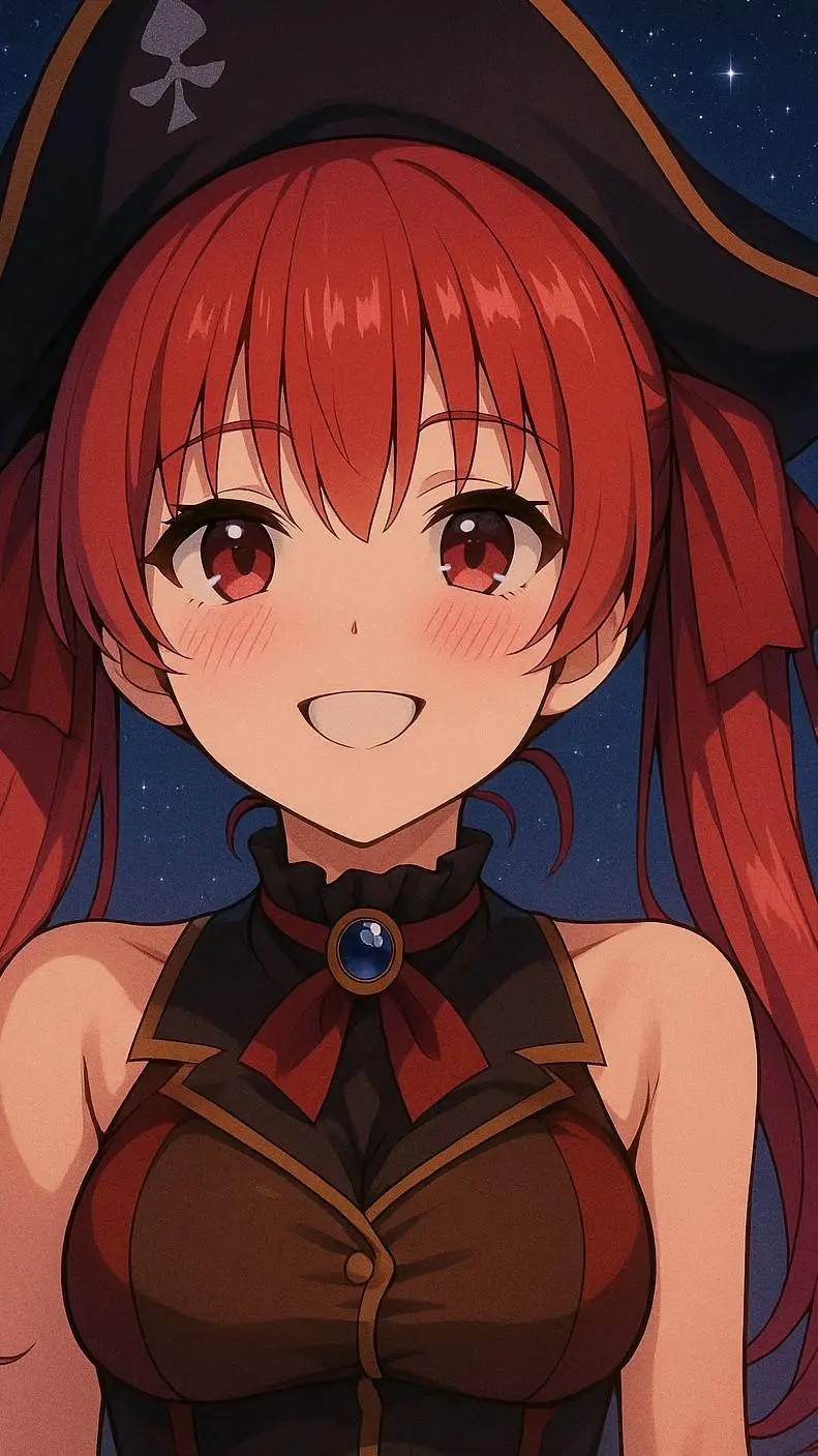 ai character: Houshou Marine  background