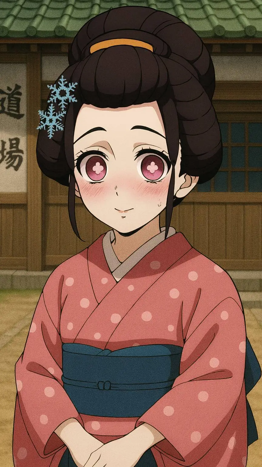 ai character: Koyuki  background