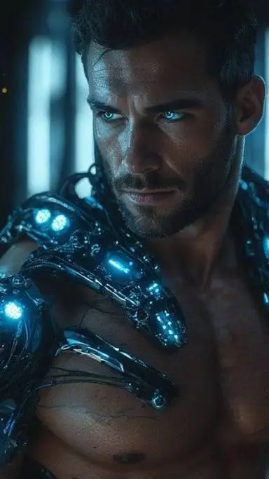 ai character: Love + The machine background