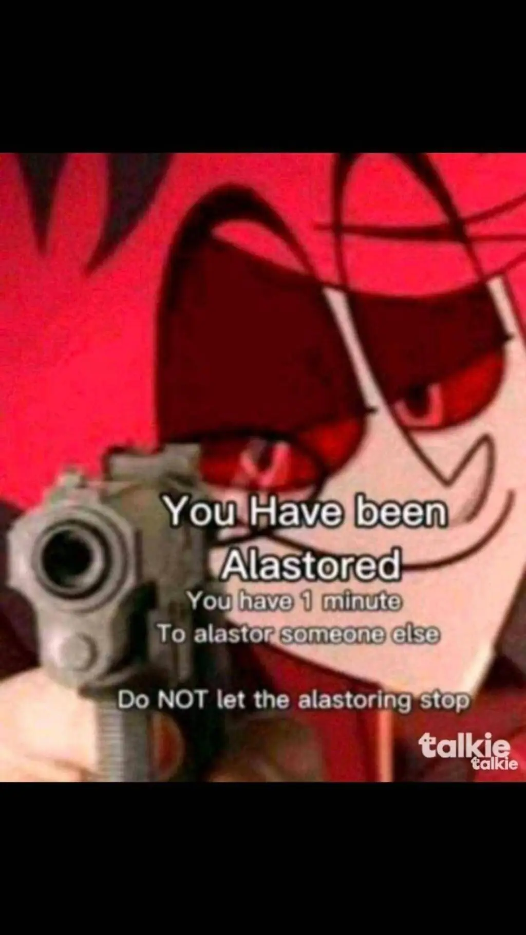ai character: you get alastored background