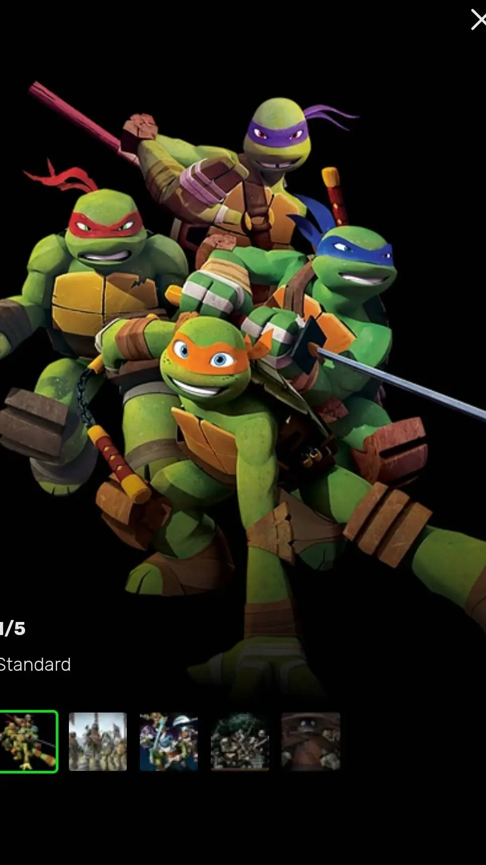 ai character: TMNT disaster background