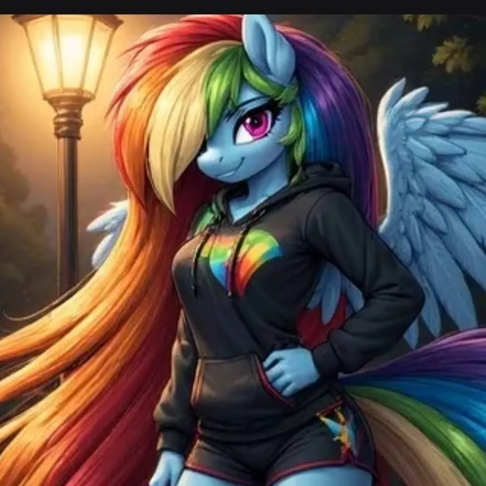 chat with ai character: reimbow dash