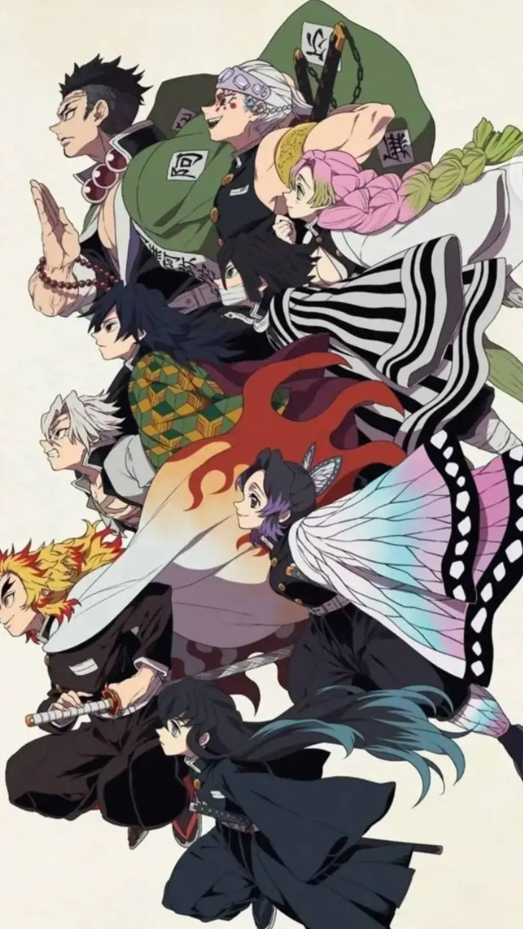 ai character: batalla final kny  background