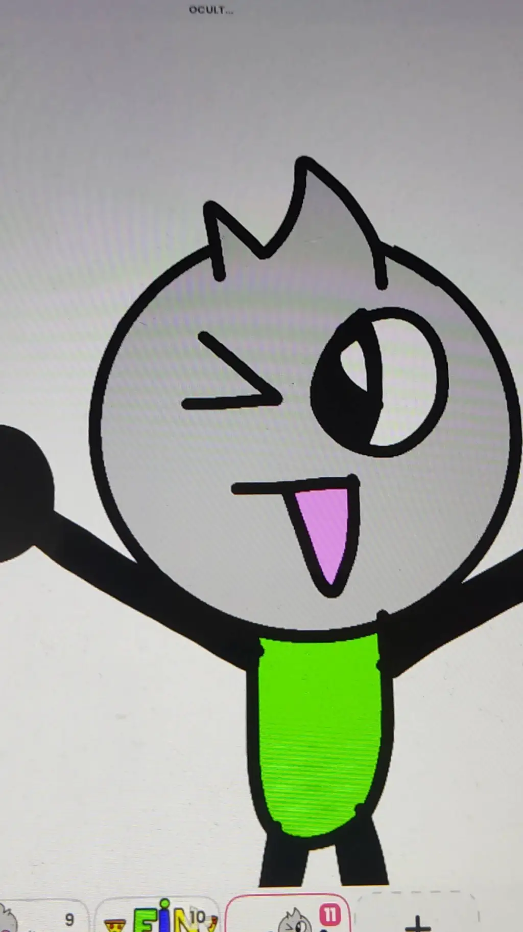 ai character: raulito muy feliz background