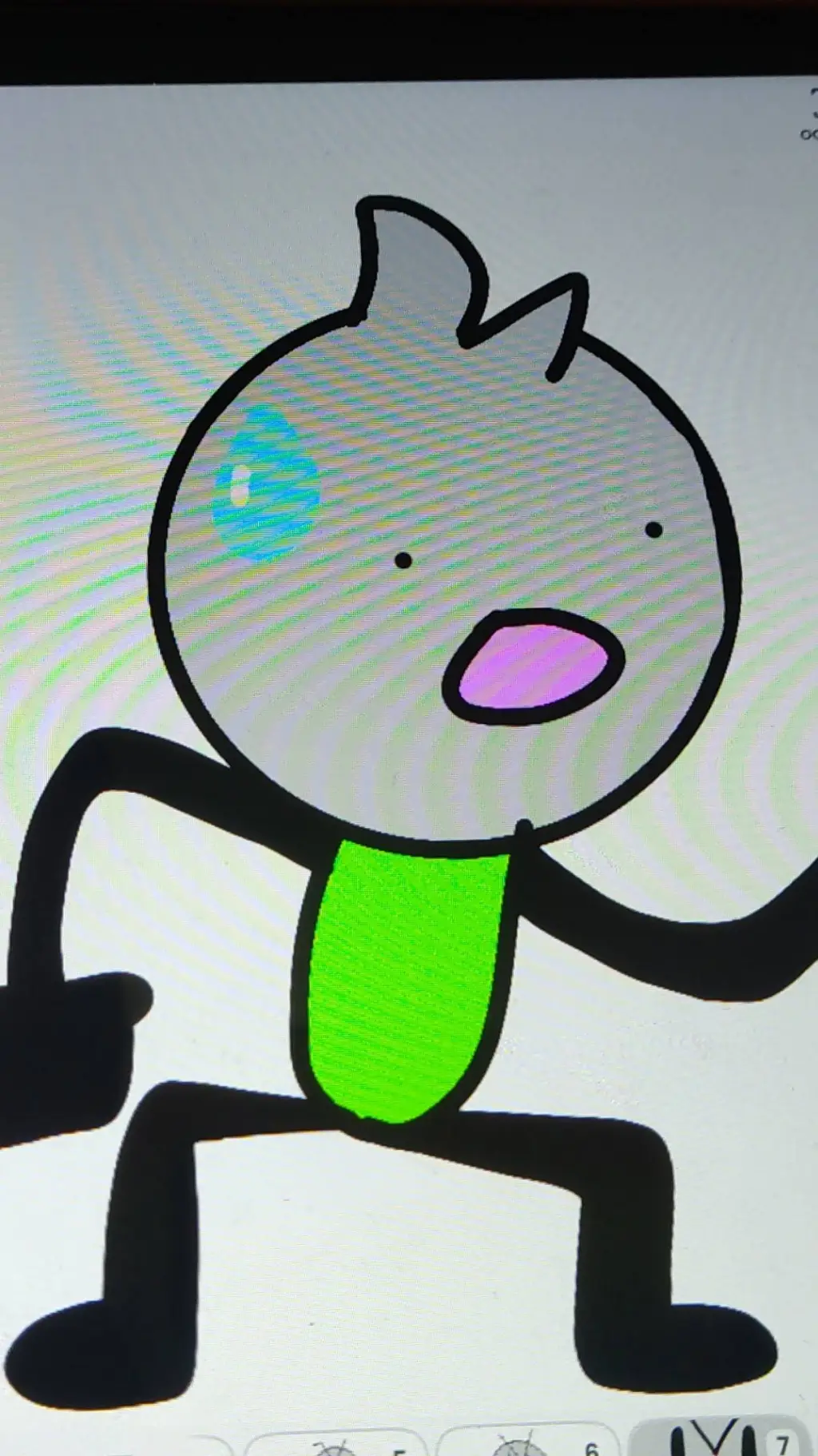 ai character: raulito nervioso background