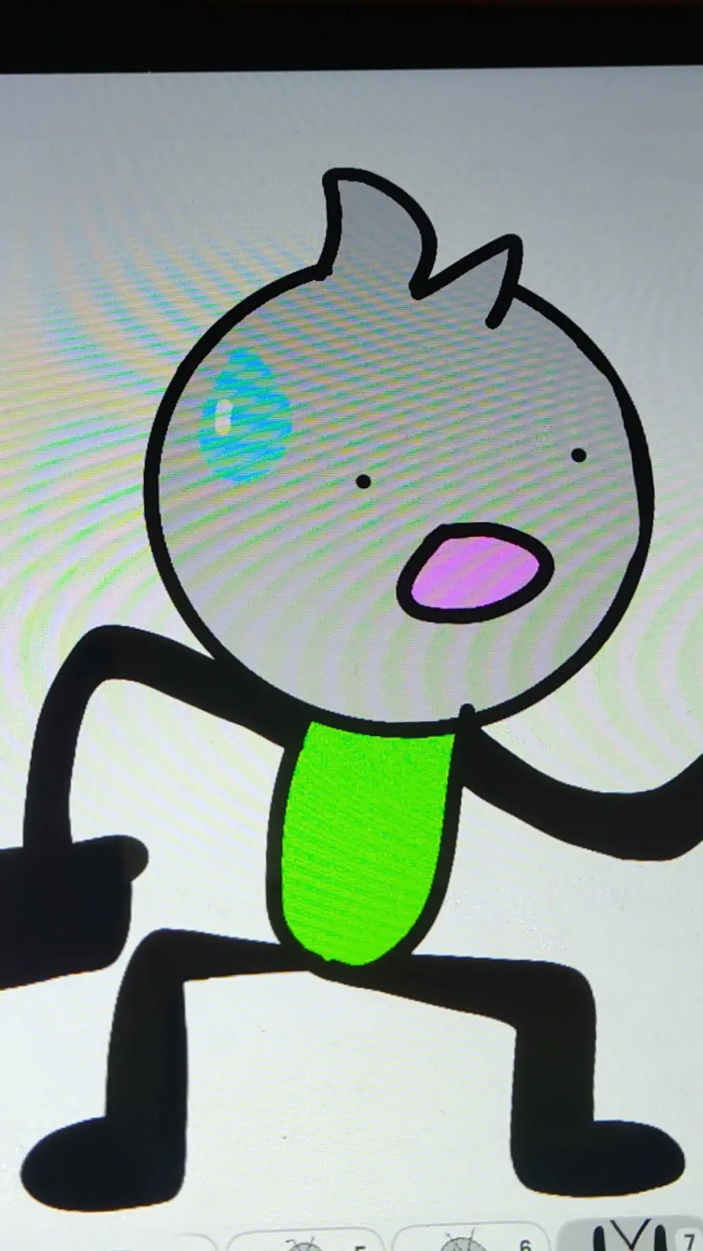 ai character: raulito nervioso background