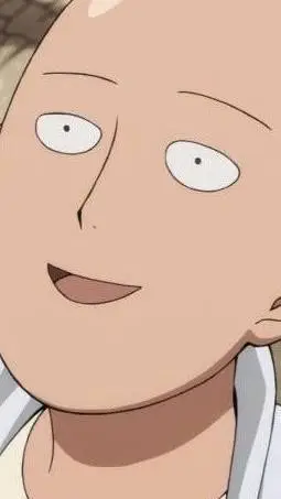 ai character: saitama Japanese  background