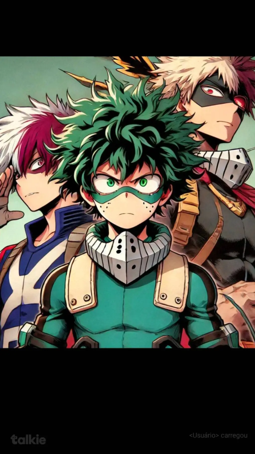 ai character: todobakudeku  background