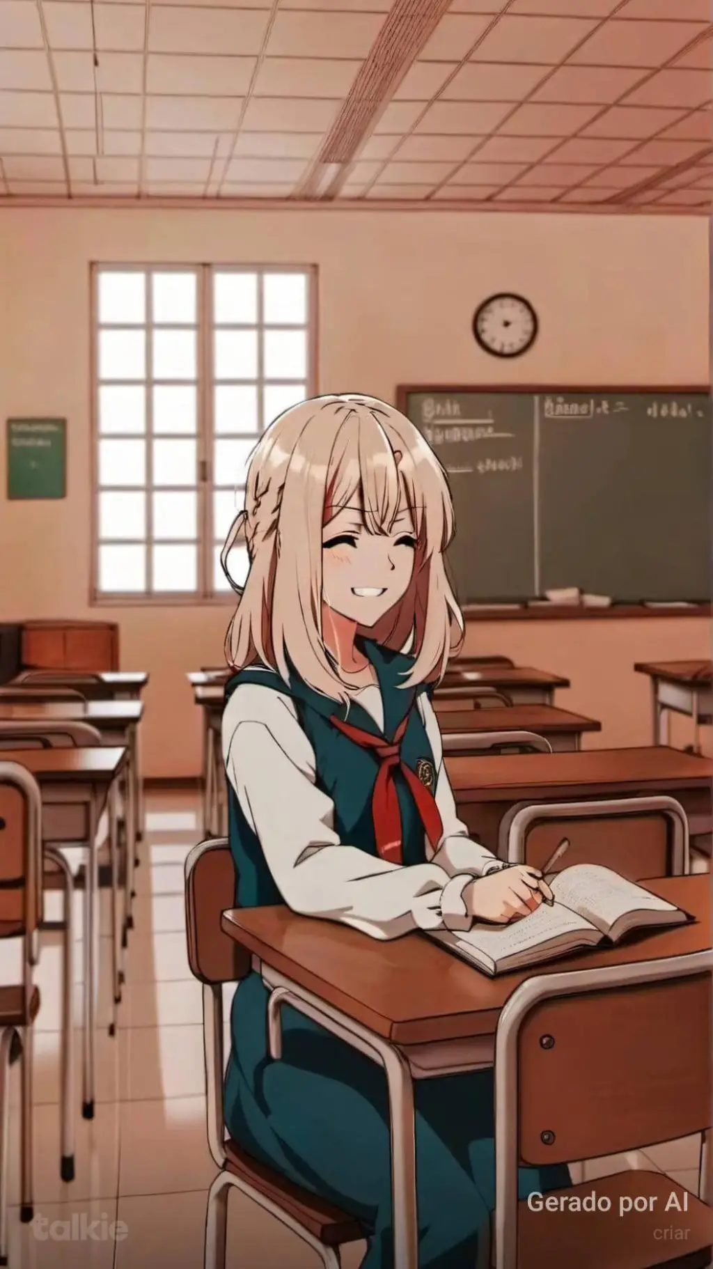ai character: U.A  background