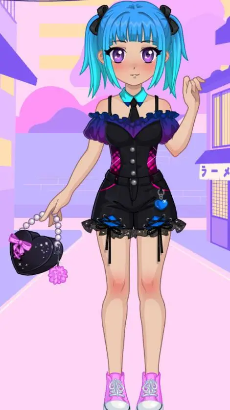ai character: Autumn background