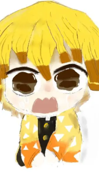 ai character: Zenitsu bebe background