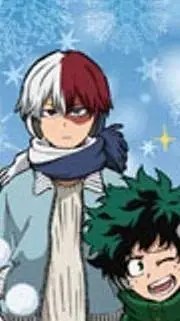 ai character: MHA winter 2 background
