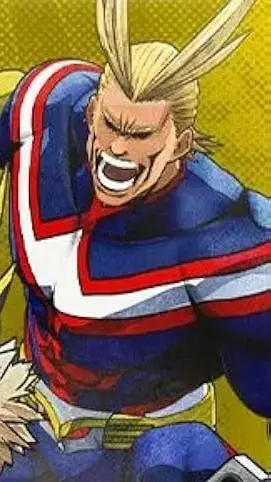 ai character: ALL MIGHT background