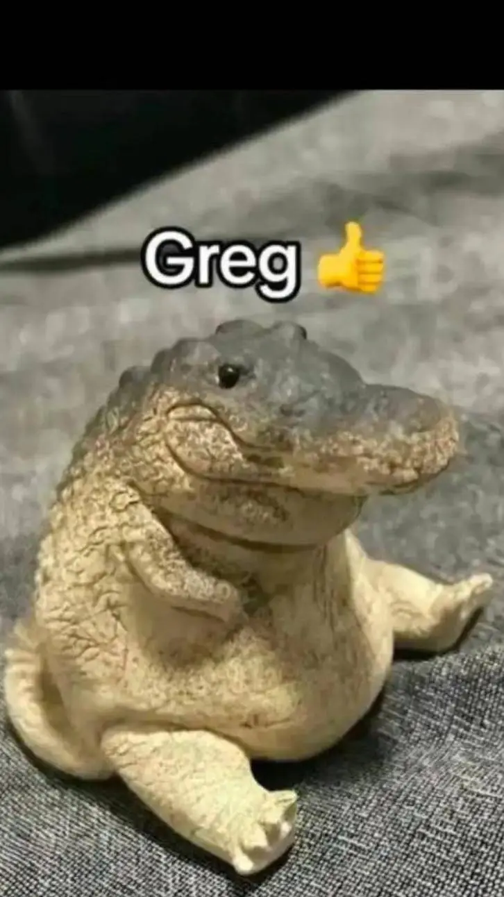 ai character: Greg👍 background