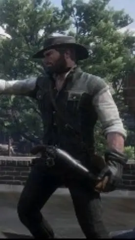 ai character: John Marston  background