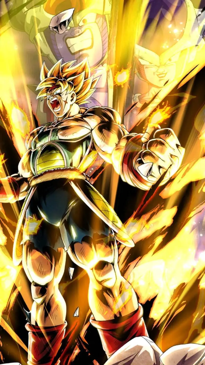 ai character: Gine and bardock  background