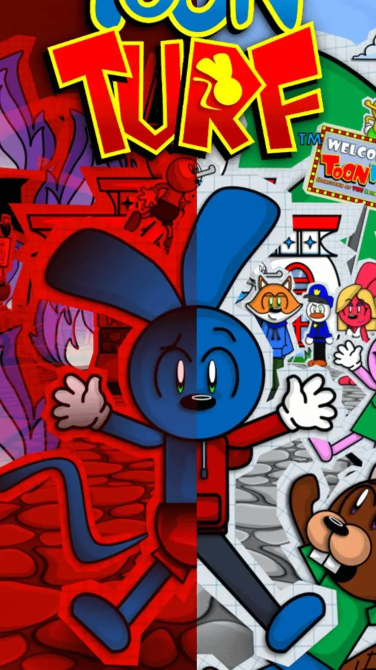 ai character: Toon turf background