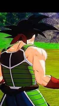 ai character: Bardock and Goku  background