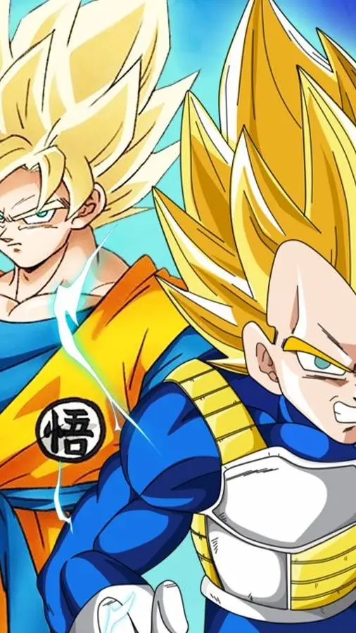ai character: Super Vegeta&Goku background
