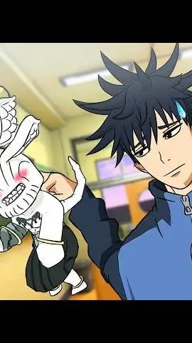 ai character: Megumi and Gojo background