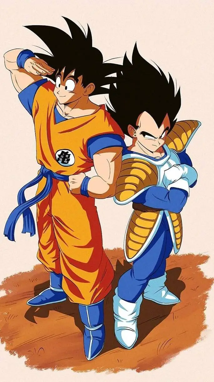 ai character: DBZ Sayian saga background