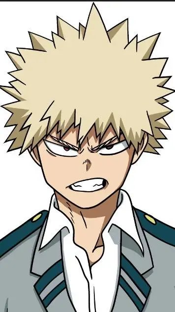 ai character: Katsuki Bakugo background