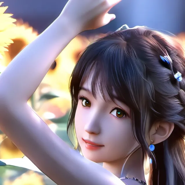 chat with ai character: girl