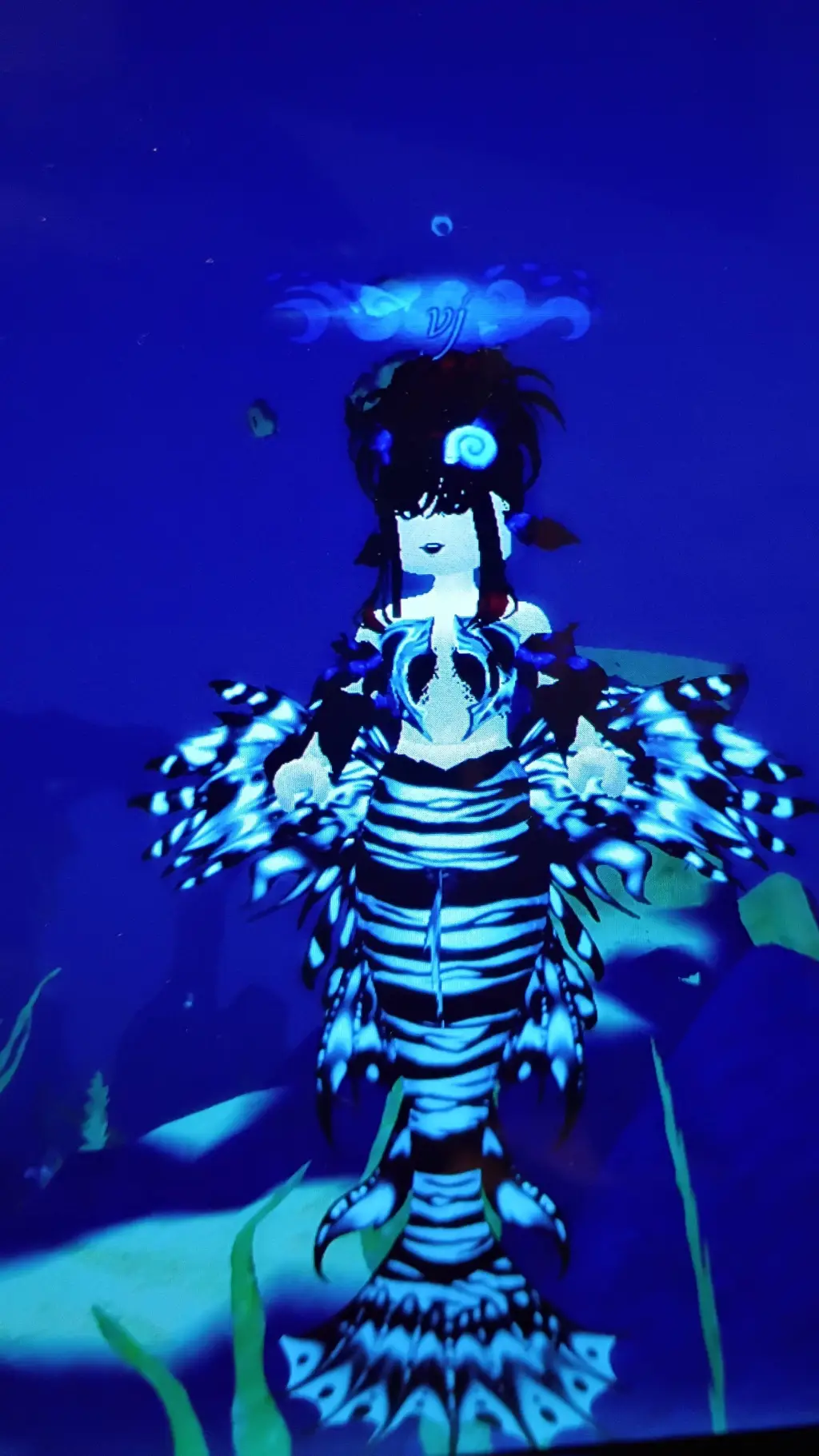 ai character: mermaids  background