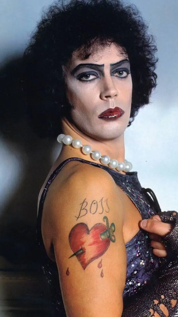 ai character: frank n furter  background