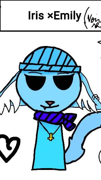 ai character: iris (mon oc) background