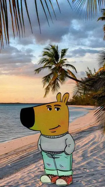 ai character: im a chill guy background