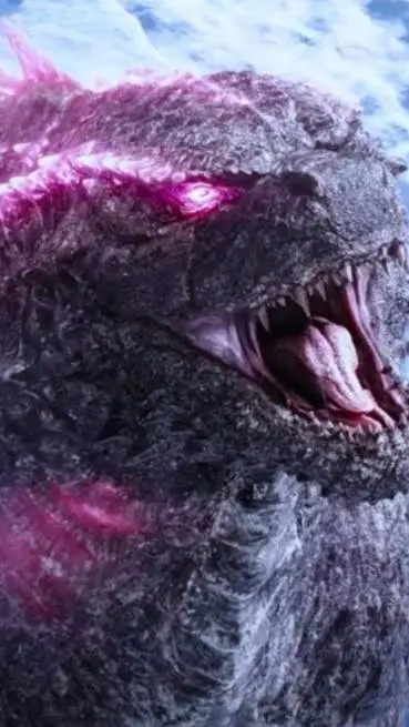 ai character: godzilla vs japan  background