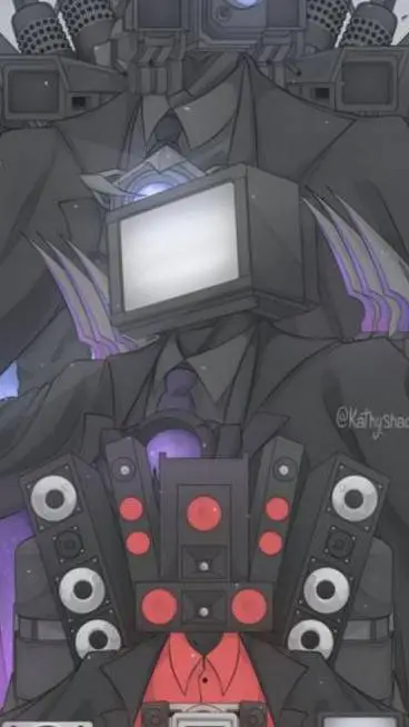 ai character: mha x skibidi toil background