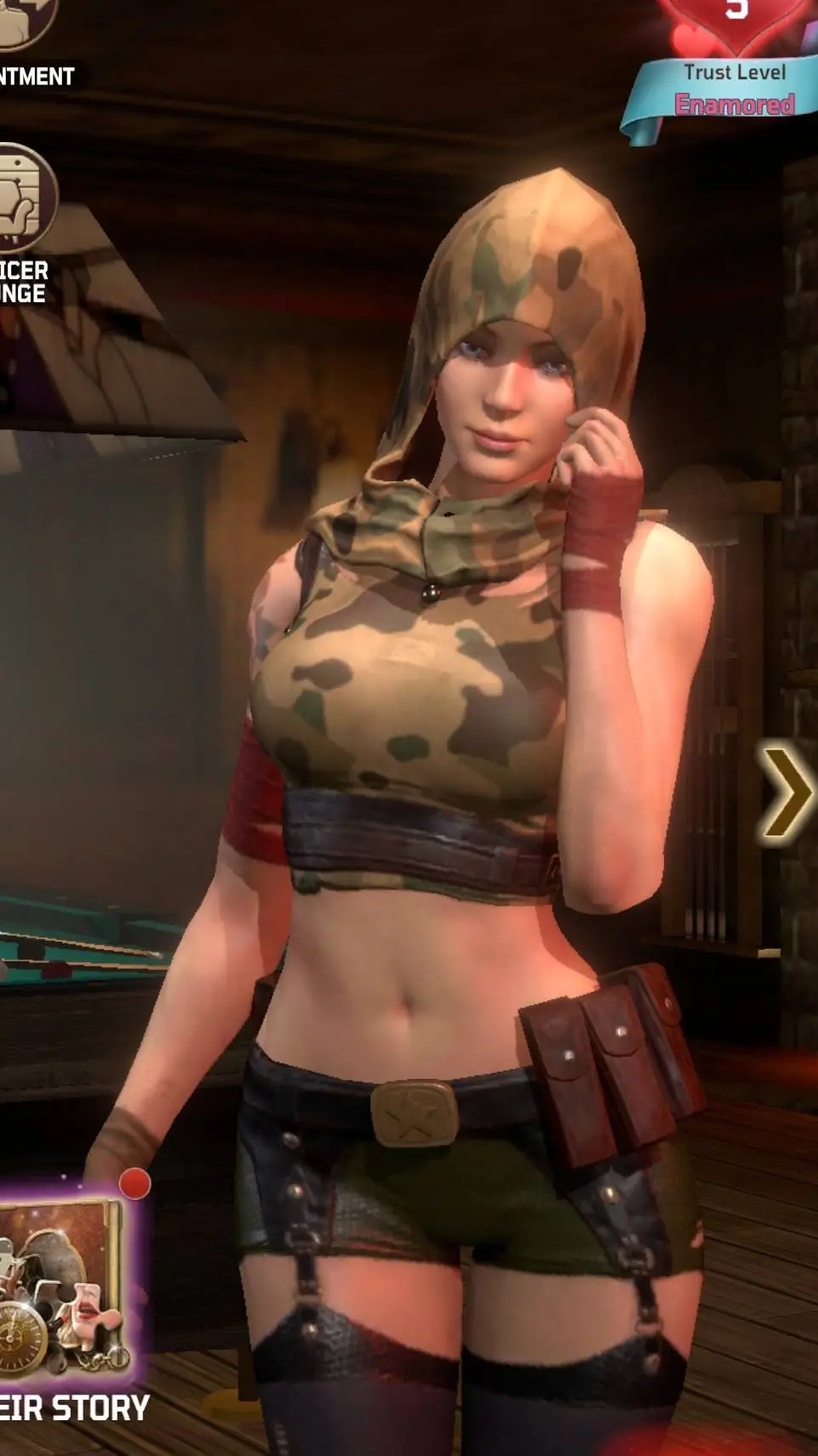 ai character: Linda background