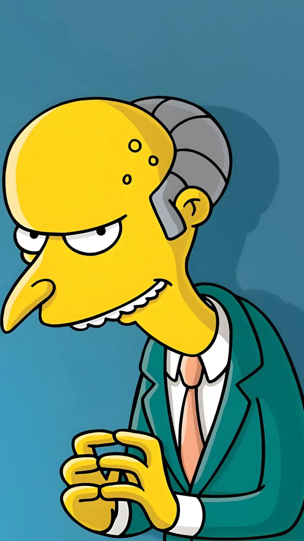ai character: Montgomery Burns background