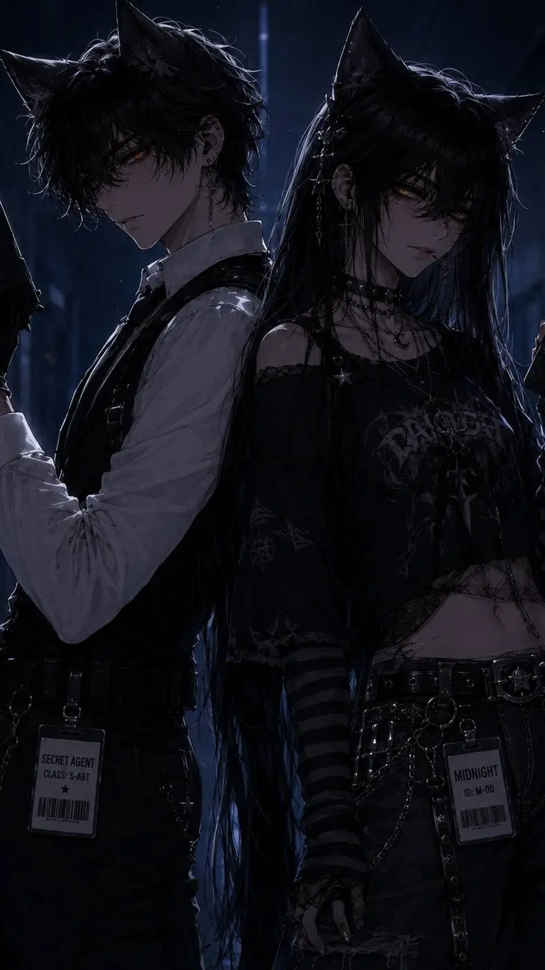 ai character: midnight  background