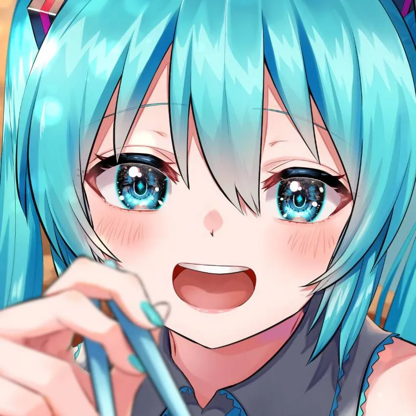 chat with ai character: Hatsune feeds you