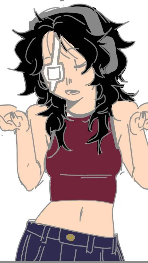 ai character: Mha demon background