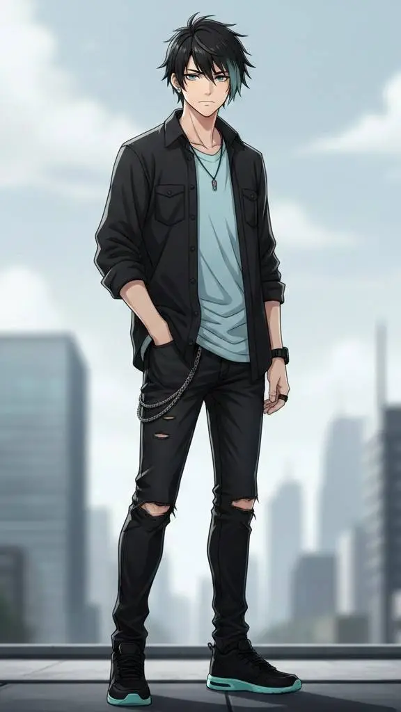 ai character: Рюсэй background