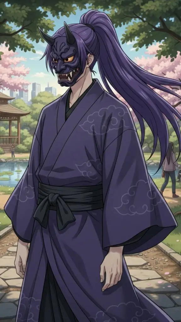 ai character: Рёга background