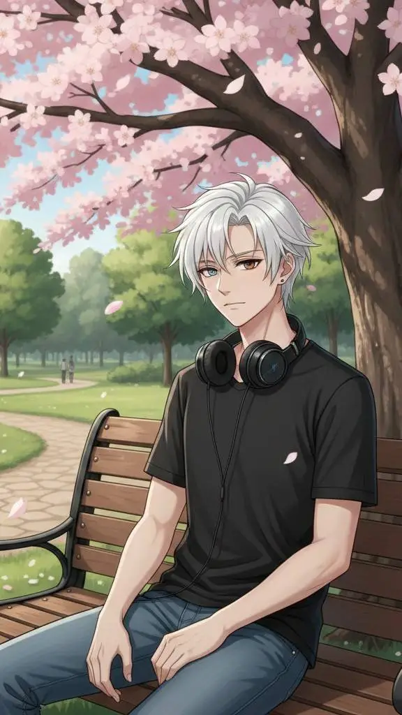 ai character: Сора  background