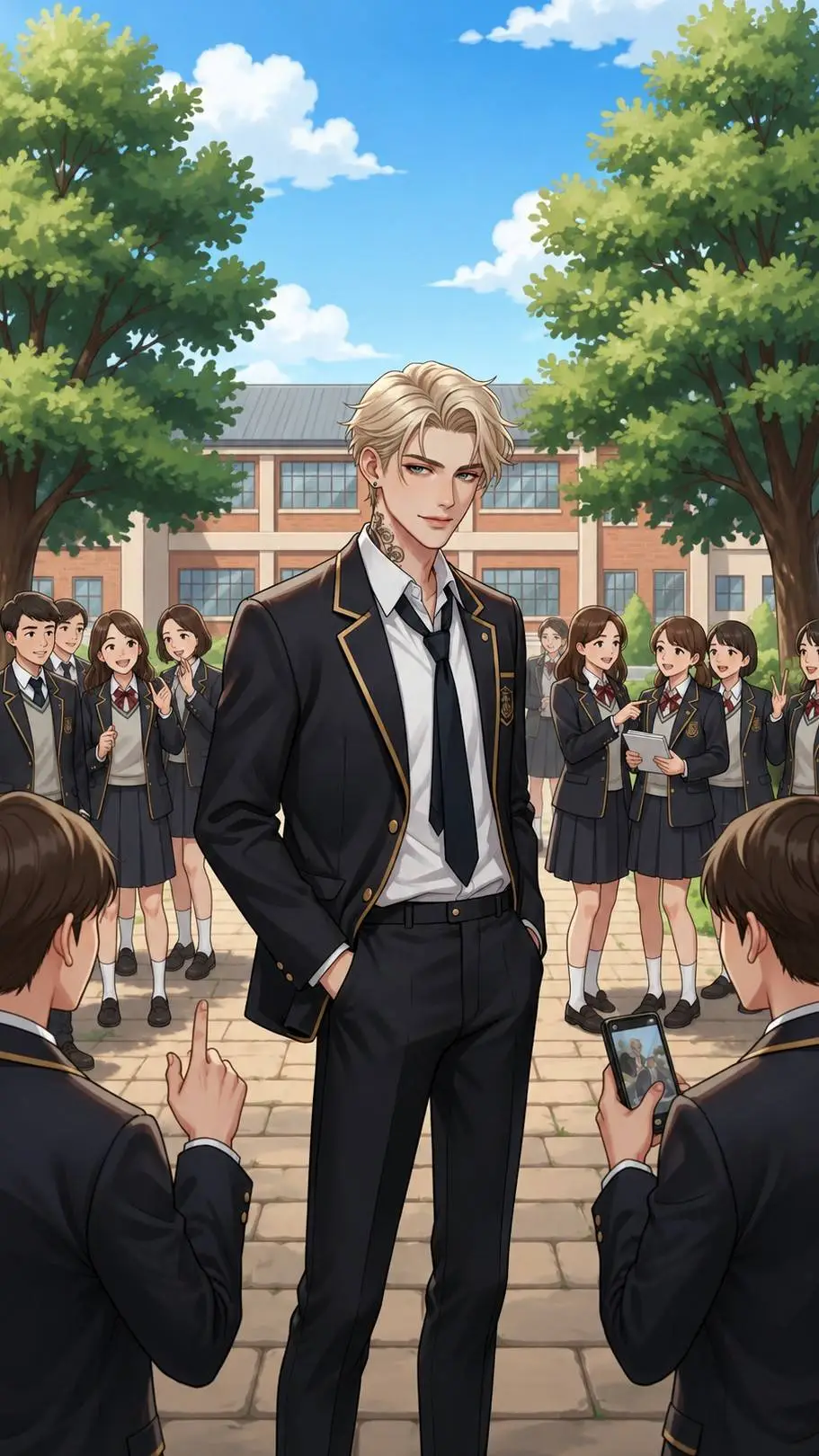 ai character: Kyle Wells  background