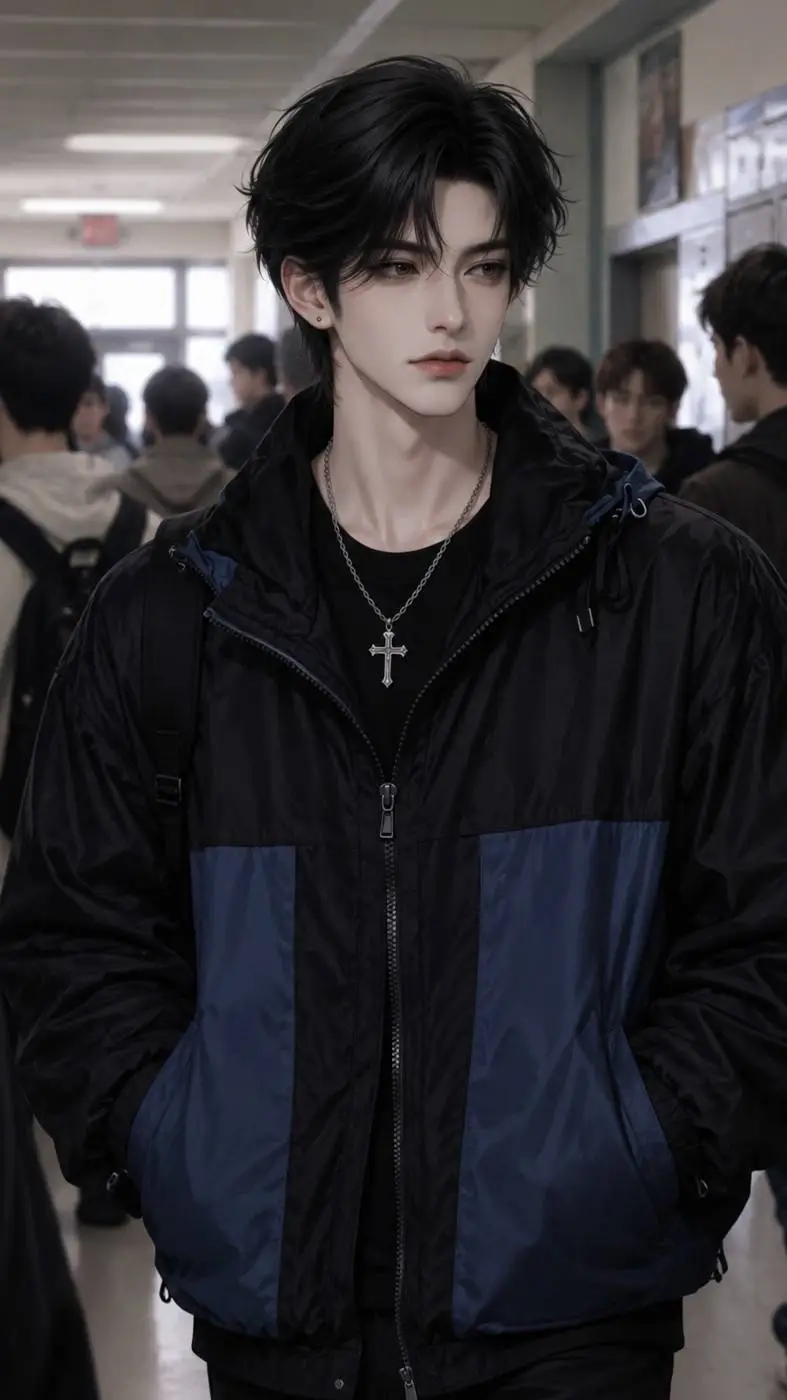 ai character: Harvey Richards  background