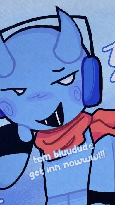 ai character: 💙🩵BLUUDUDE🩵💙 background