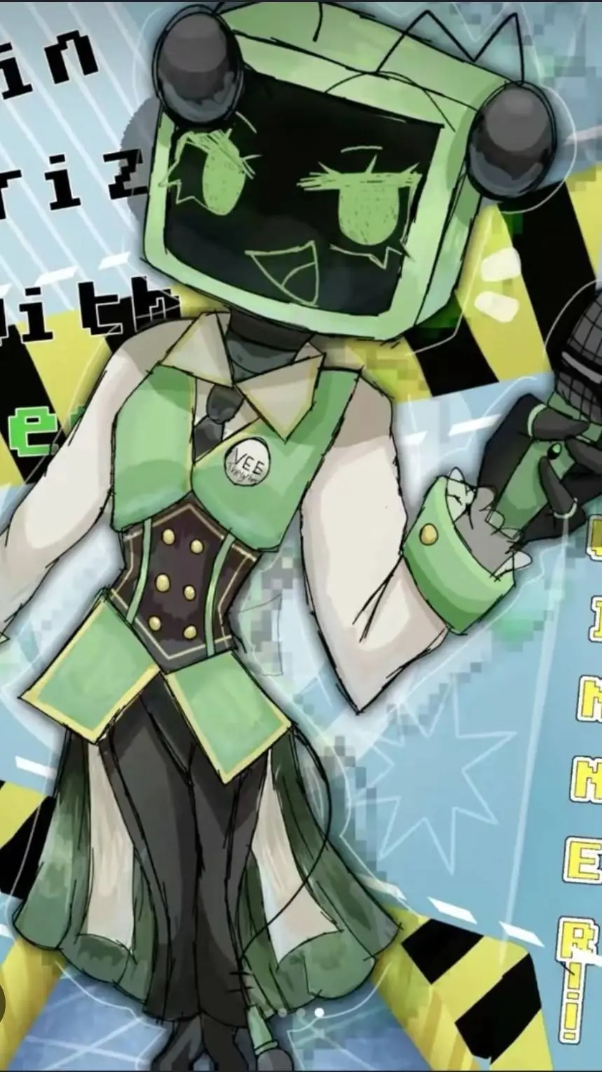 ai character: Vee background