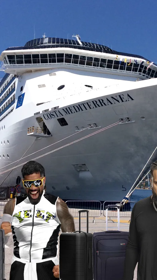 ai character: WWE Cruise background