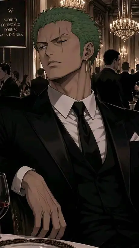 ai character: ㅤ☠︎ㅤZoro. 💚ㅤ background