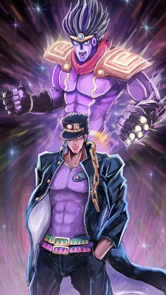 ai character: Джотаро background