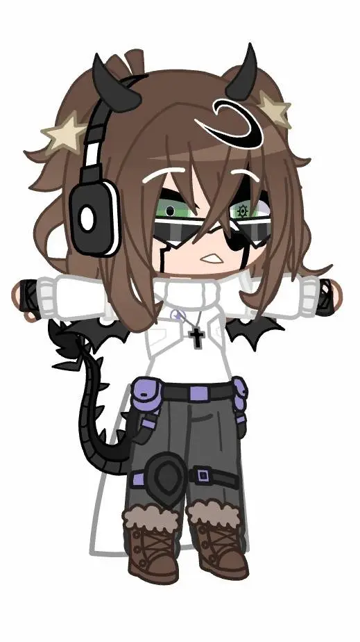 ai character: moon (my oc) background